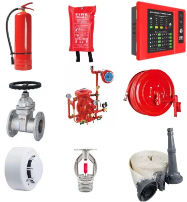 Gabinete de manguera de hidrante contra incendios, válvula de diluvio, alarma, Bom, accesorios para equipos de extinción de incendios
